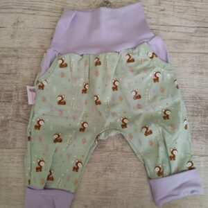 Őzikés, mentaTérdnadrág 86-92