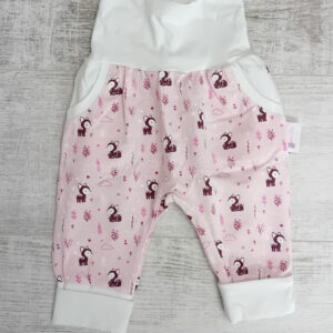 Őzikés, rózsaszín Térdnadrág 86-92