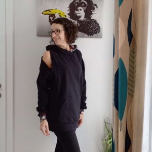 Női "oversize" pulóver 38