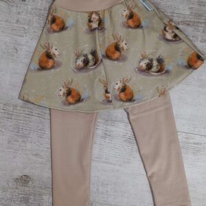 Tengerimalacos szoknyás-leggings 104