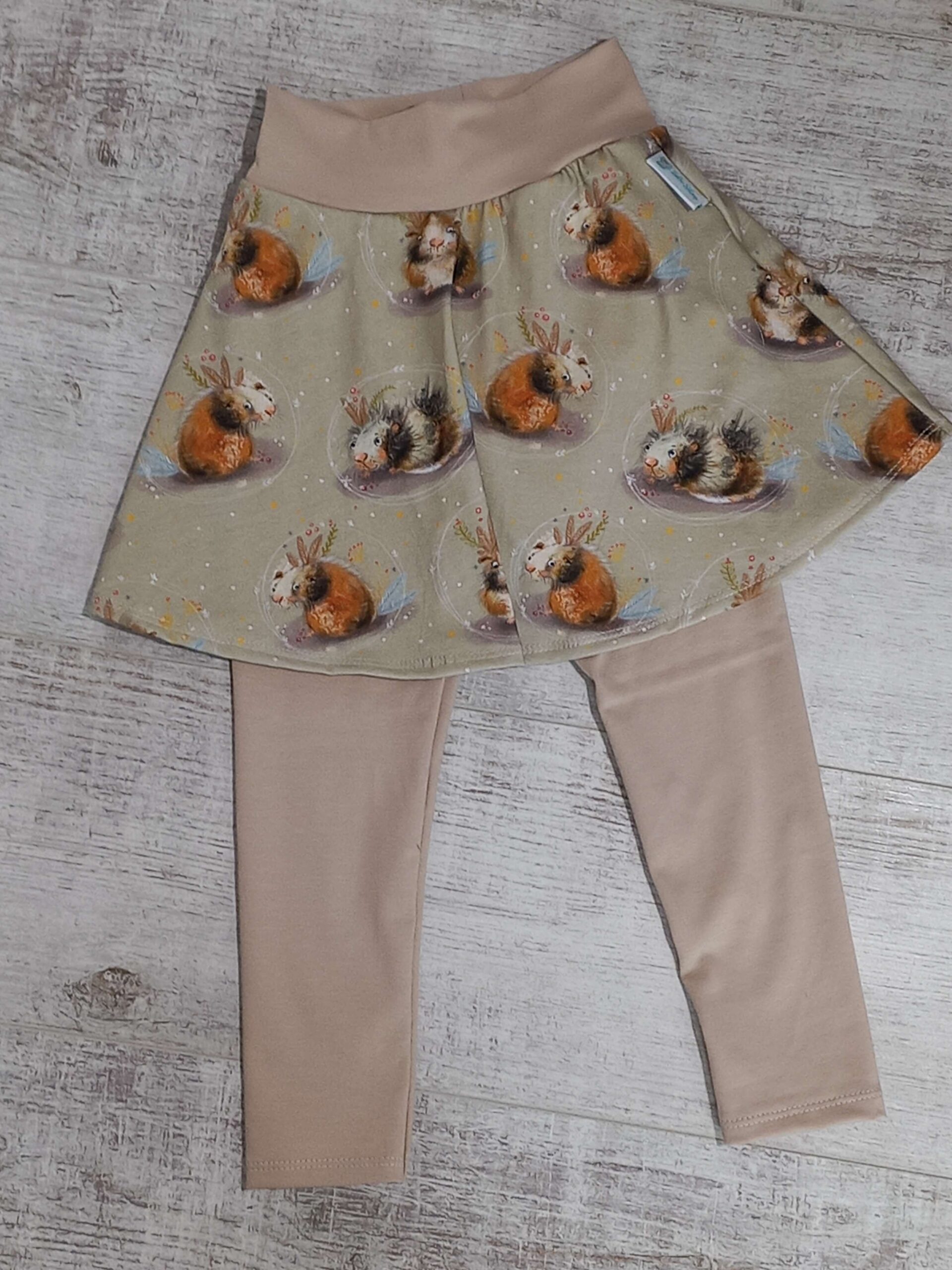 Tengerimalacos szoknyás-leggings 104