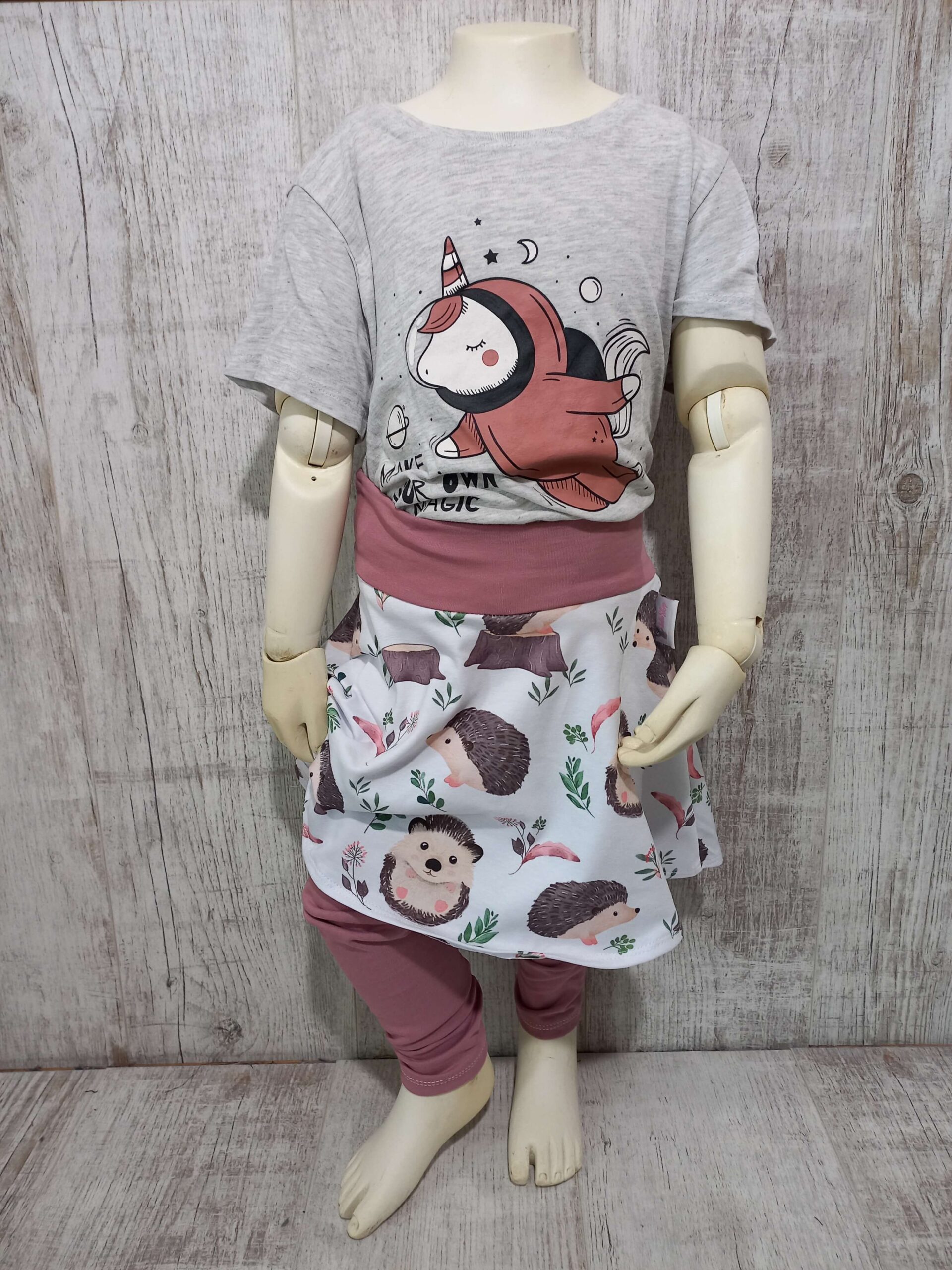 Rózsaszín szoknyás-leggings 104 - Image 4