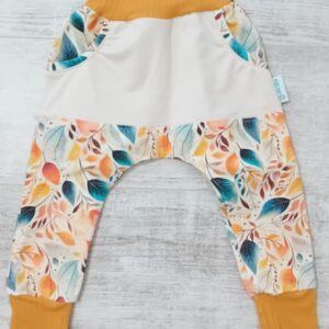 Okker leveles többméretes nadrág M