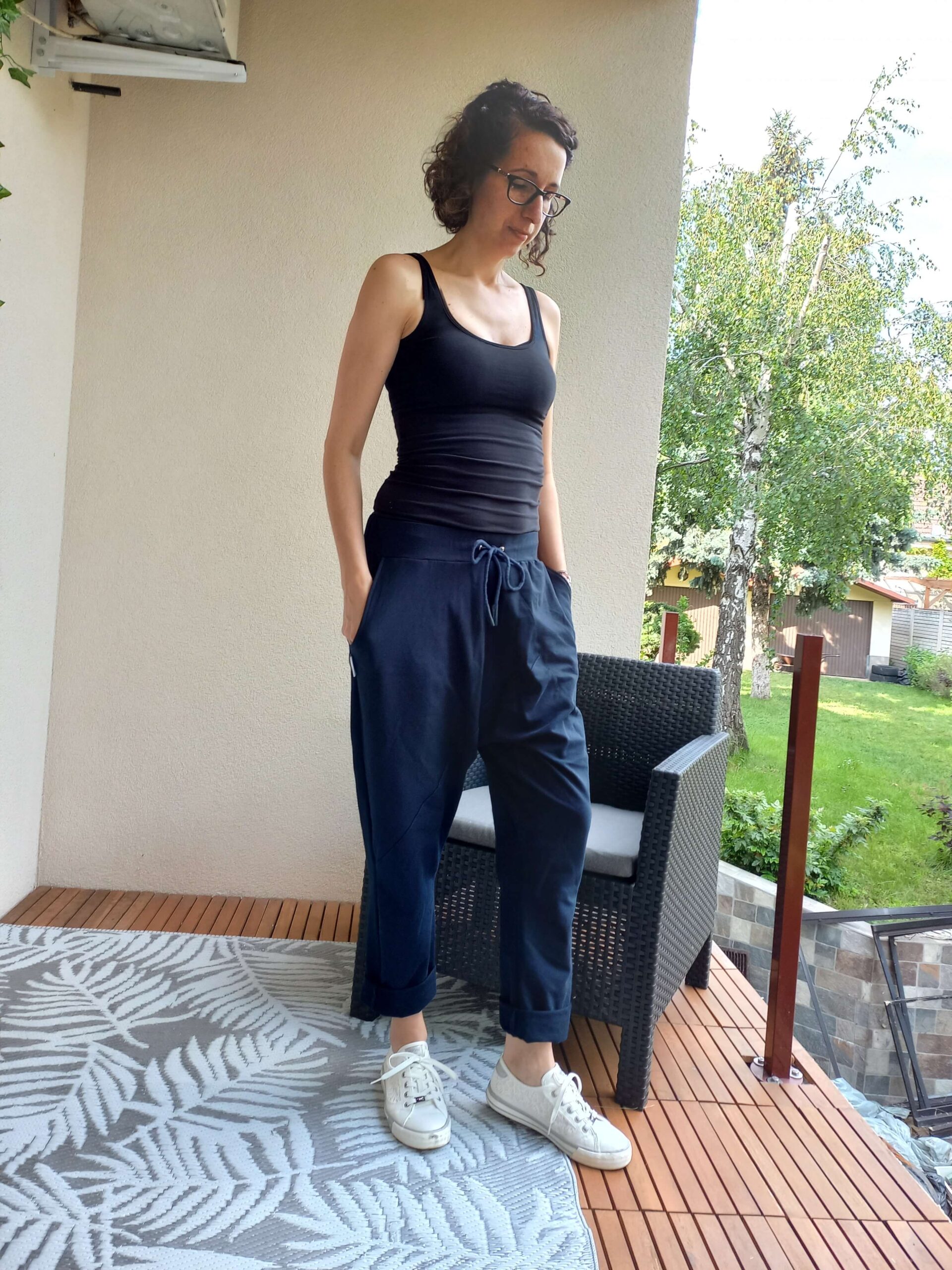 Női hárem stílusú nadrág 36