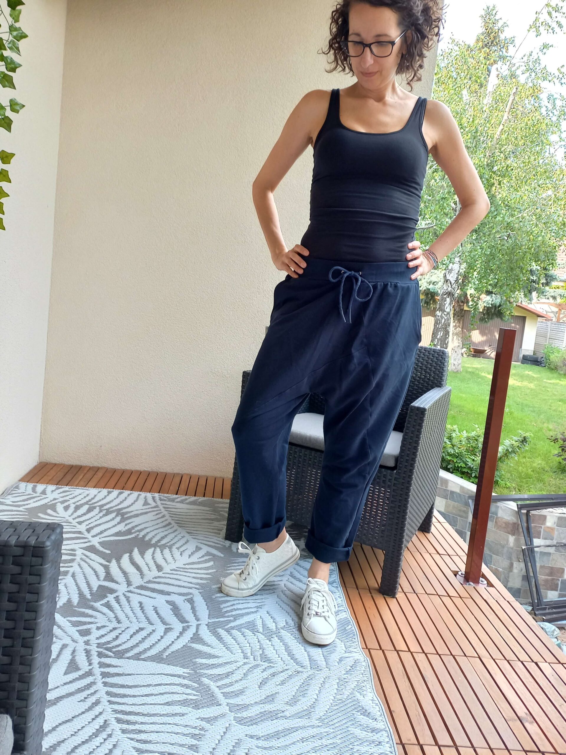 Női hárem stílusú nadrág 36 - Image 3