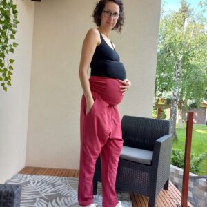 Női hárem stílusú kismama nadrág 36/38