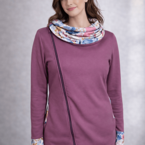 4az1-ben Lilás-Mályva Hordozós pulóver 40