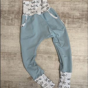 Világos kék többméretes nadrág XL