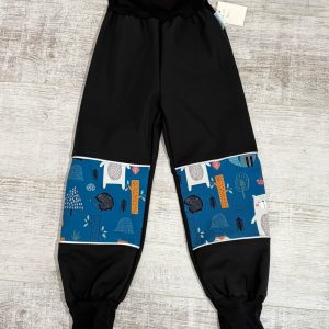 Fekete Softshell nadrág 104-110