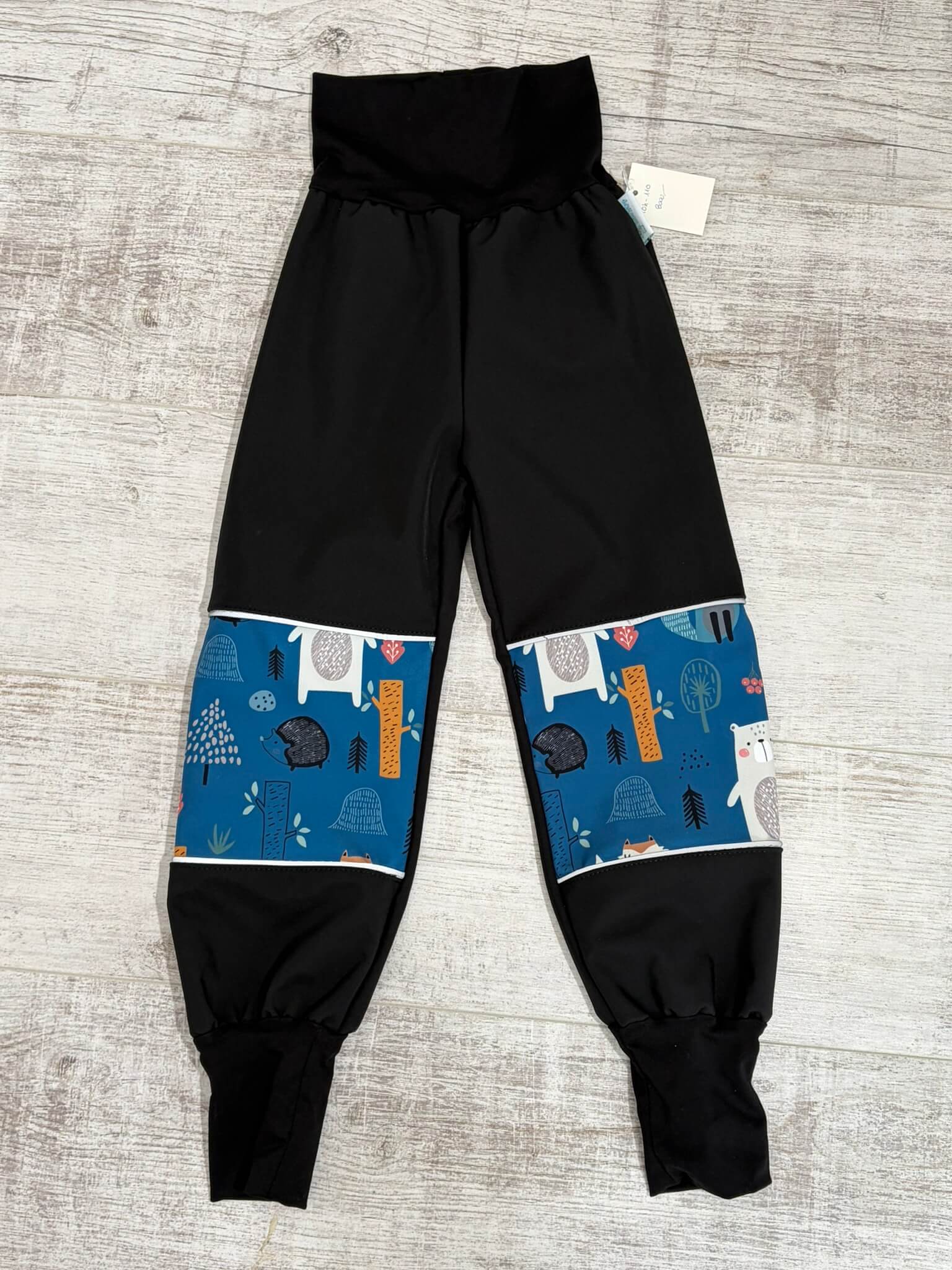 Fekete Softshell nadrág 104-110